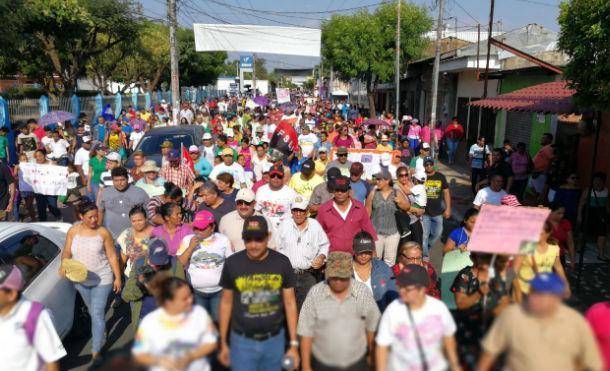 Centenares de chinandeganos caminaron celebrando victoria en Indio Maíz