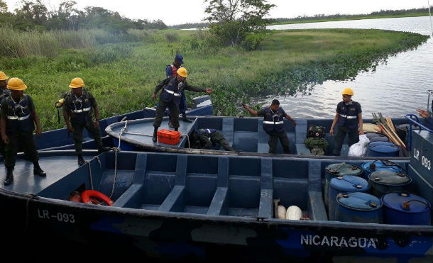 Ejército de Nicaragua despliega unidades para el combate y control del incendio en Reserva Indio Maíz