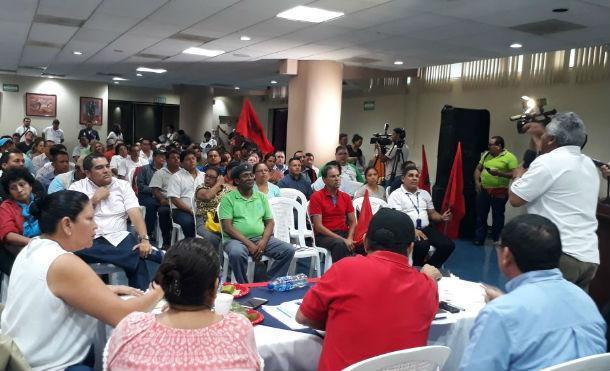 Central Sindical UNE - FNT ratifica su apoyo al Gobierno de Reconciliación y Unidad Nacional