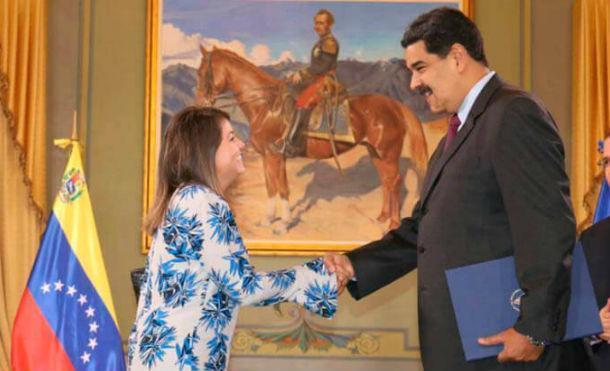 Embajadora de Nicaragua ante la República Bolivariana de Venezuela presenta Cartas Credenciales