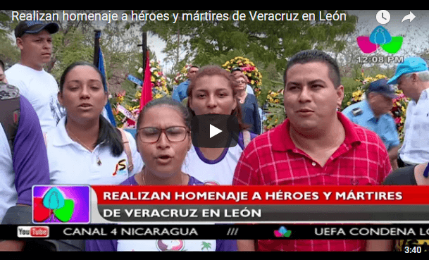 Realizan homenaje a héroes y mártires de Veracruz en León