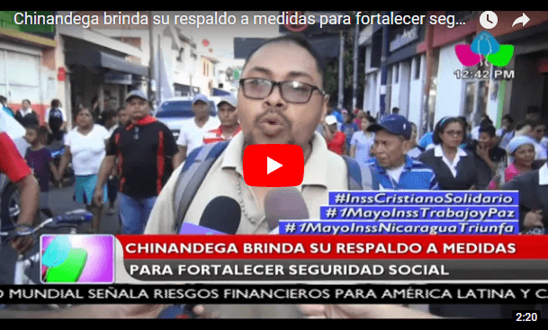 Chinandega brinda su respaldo a medidas para fortalecer seguridad social