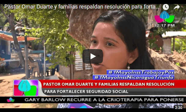 Pastor Omar Duarte y familias respaldan resolución para fortalecer seguridad social