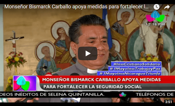 Monseñor Bismarck Carballo apoya medidas para fortalecer la seguridad social