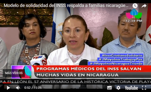 Modelo de solidaridad del INSS respalda a familias nicaragüenses