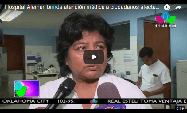 Hospital Alemán brinda atención médica a ciudadanos afectados por violencia de la derecha