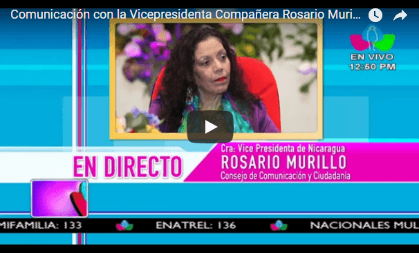 Comunicación con la Vicepresidenta Compañera Rosario Murillo, 10 de Abril 2018