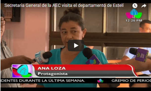 Secretaria General de la AEC visita el departamento de Estelí