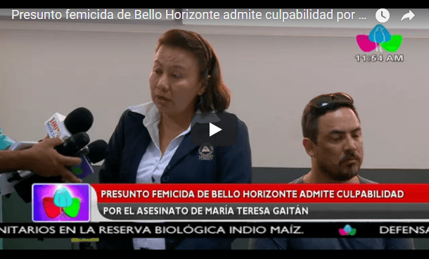 Presunto femicida de Bello Horizonte admite culpabilidad por el asesinato de María Teresa Gaitán