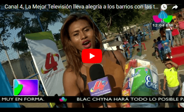 Canal 4, La Mejor Televisión lleva alegría a los barrios con las tardes regalonas