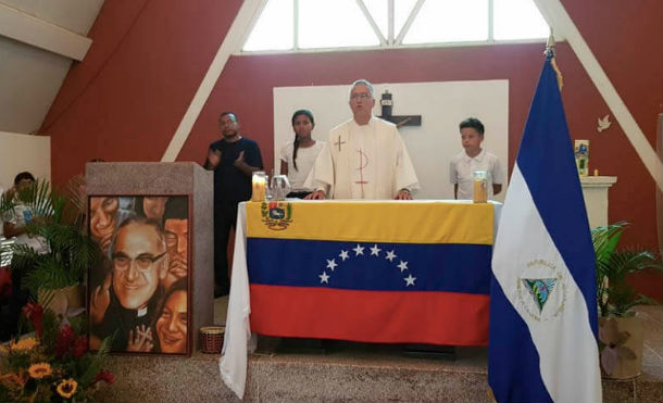 Embajada de Nicaragua en Venezuela participa de jornada de oración por la paz en Nicaragua