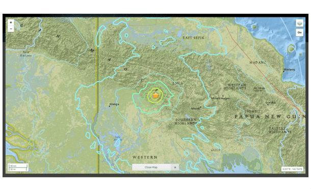 Se registran dos fuertes sismos en Papúa Nueva Guinea