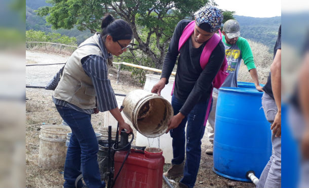 COMUPRED trabaja intensivamente para apagar incendio en el cerro Apante