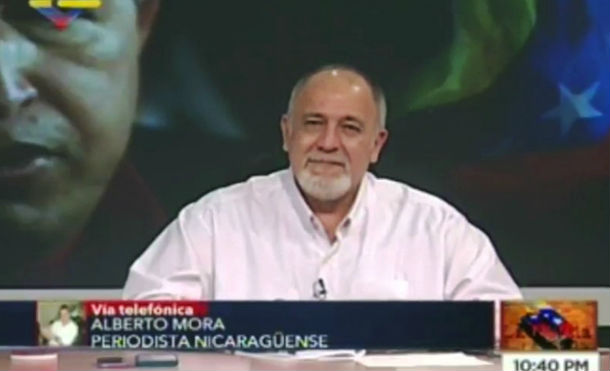 Periodista Alberto Mora denuncia acciones violentas que vive Nicaragua ante la televisión venezolana