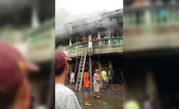 Bomberos afirman que delincuentes encapuchados incendiaron casa en el Barrio Carlos Marx