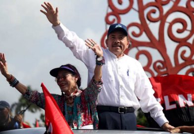 Comandante Daniel y Compañera Rosario en Acto del 39 Aniversario de la Revolución (19 de julio de 2018)