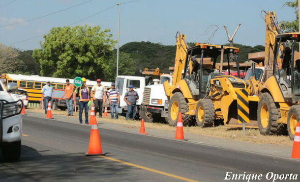 Avanza construcción de ampliación de carreteras a Tipitapa y Ciudad Sandino