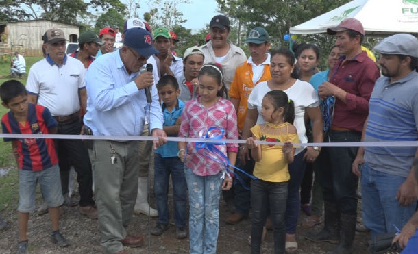 Nueva Guinea: Alcaldía inaugura caminos rurales en la comunidad El Laberinto