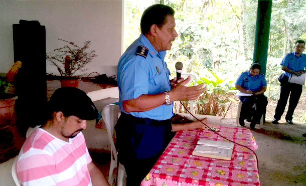 Policía Nacional realiza asamblea de seguridad ciudadana en Nueva Guinea