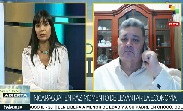 Moisés Absalón Pastora destaca en entrevista a Telesur, que pueblo derrotó al golpismo porque desea vivir en paz y en progreso.