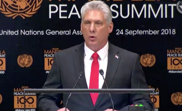 Miguel Díaz-Canel: Cuba se honra al recordar que compartió las luchas de Mandela