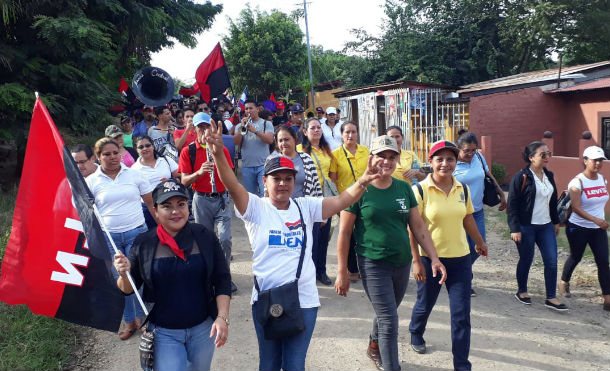 Juigalpinos caminan por la paz y la justicia del terrorismo golpista