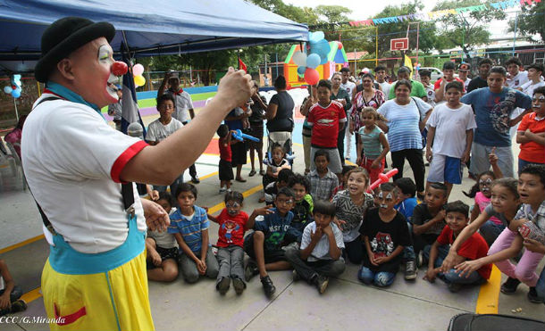 Con la paz retornó la alegría en los parques de Managua