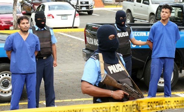 Policía Nacional presenta a terroristas que aterrorizaron a pobladores de Masaya y Chinandega