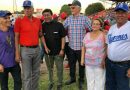 Inicia campeonato de béisbol Germán Pomares rindiendo homenaje a leyendas