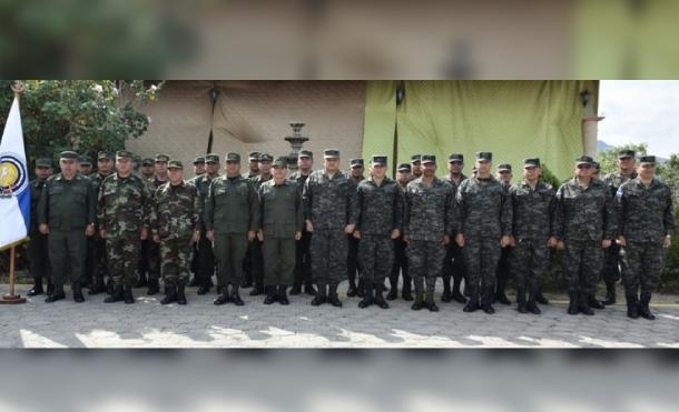 Reunión de unidades fronterizas del Ejército de Nicaragua y las Fuerzas Armadas de Honduras