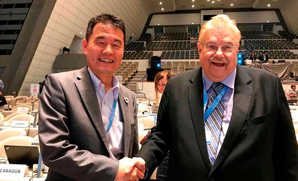 Nicaragua recibe ofertas de cooperación de Japón y Corea del Sur en el marco de la reunión en Kioto del IPCC