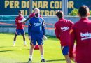 Ronald Koeman en los entrenamiento del Barcelona en el campo Tito Vilanova, este viernes 11 de septiembre / Foto: Twitter - @FCBarcelona_es