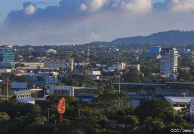 Vista panorámica de la ciudad de Managua, Nicaragua