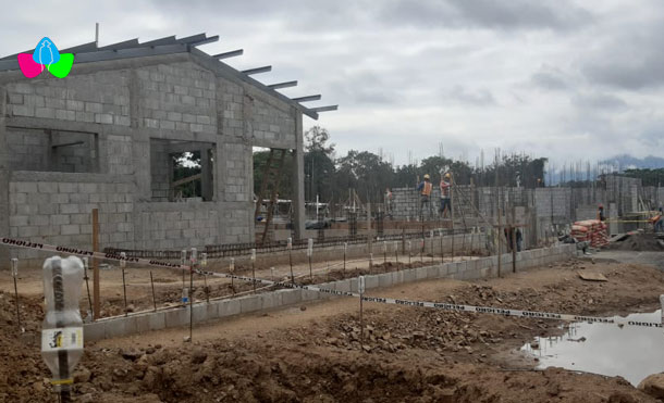 Foto Multinoticias: La construcción del moderno hospital ejecutado por el Gobierno Sandinista, avanza significativamente con calidad y rapidez, y contará con atención en pediatría, cirugía, medicina interna, terapias de relajación, radiología, fisioterapia y atención con medicina natural.