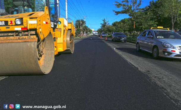 Foto Cortesía: Con la culminación de estas obras en el distrito 5 de Managua, el programa de Calles para el Pueblo tiene un exitoso avance del 96 por ciento de la meta para este año 2020.