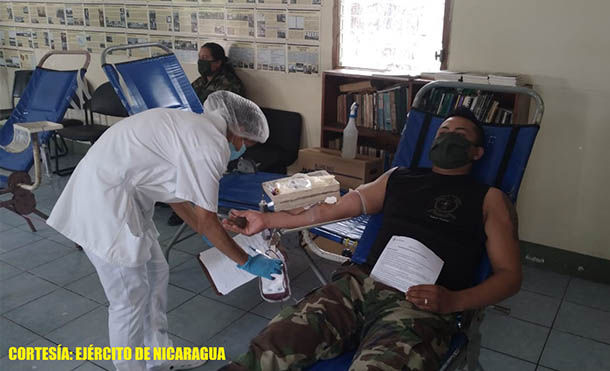 Foto Ejército de Nicaragua // 44 miembros de la Fuerza Naval participaron en la jornada