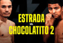 Arte promocional de Estrada vs Chocolatito 2