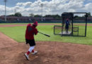 Jugadores de los Indios del Bóer durante un entrenamiento desde el antiguo Estadio Nacional Dennis Martínez en Managua.