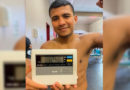 Román "Chocolatito" González al cumplir con el pre pesaje exigido por el CMB, este pasado jueves en Estados Unidos.