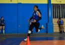 Katy González de la Preselección de Voleibol Femenino categoría Mayor de Nicaragua, durante un entrenamiento en Managua de cara a Copa Centroamericana.