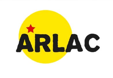 Logo de la Asociación Solidaria de Refugiados de América Latina y el Caribe en Bélgica (ARLAC) que condenan agresiones de Estados Unidos en contra de Nicaragua.