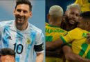 Leo Messi de Argentina y Neymar de Brasil.