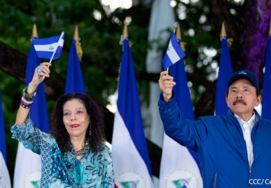 Foto Cortesía / Presidente Comandante Daniel Ortega recibimiento la Antorcha de la Libertad Centroamericana.