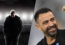 El futuro posible técnico del Barcelona, Xavi Hernández y el ex entrenador Ronald Koeman.