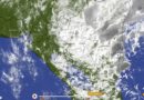 Imagen satelital sobre el clima en Nicaragua