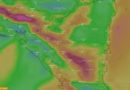 Imagen satelital sobre el clima en Nicaragua