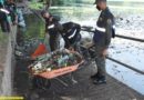 Efectivos del Ejército de Nicaragua en jornada ecológica en la laguna de Tiscapa de Managua