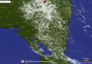 Imagen satelital sobre el clima en Nicaragua