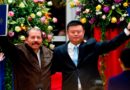 Presidente Comandante Daniel Ortega con impresario chino y presidente del Grupo HKND, Wang Jing.