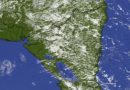 Imagen satelital sobre el clima en Nicaragua